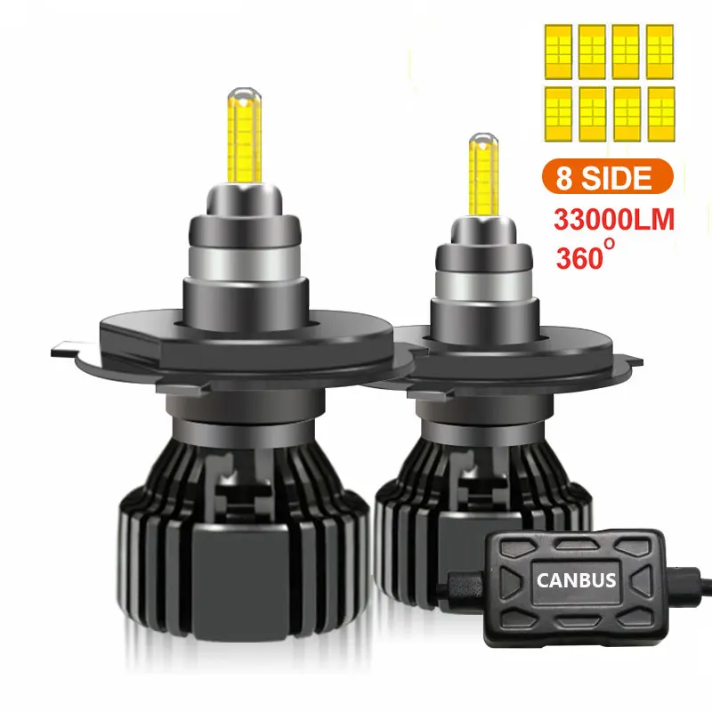 2PCS 33000LM 110W H4 H11 LED 360 Canbus 9012 HIR2 H7 H1 H3 H8 D1S D2S HB3 9005 HB4 9006 Led Car Headlight 6000K Fog Lamp 12V
2PCS 33000LM 110W H4 H11 LED 360 Canbus 9012 HIR2 H7 H1 H3 H8 D1S D2S HB3 9005 HB4 9006 Led Car Headlight 6000K Fog Lamp 12V