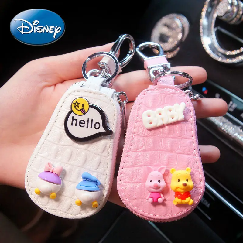 Disney Mickey Mouse Minnie Donald Duck Daisy Car Key Protective Cover Universal Car Key Case Holster Cartoon Keychain Pendant
Disney Mickey Mouse Minnie Donald Duck Daisy Car Key Protective Cover Universal Car Key Case Holster Cartoon Keychain Pendant