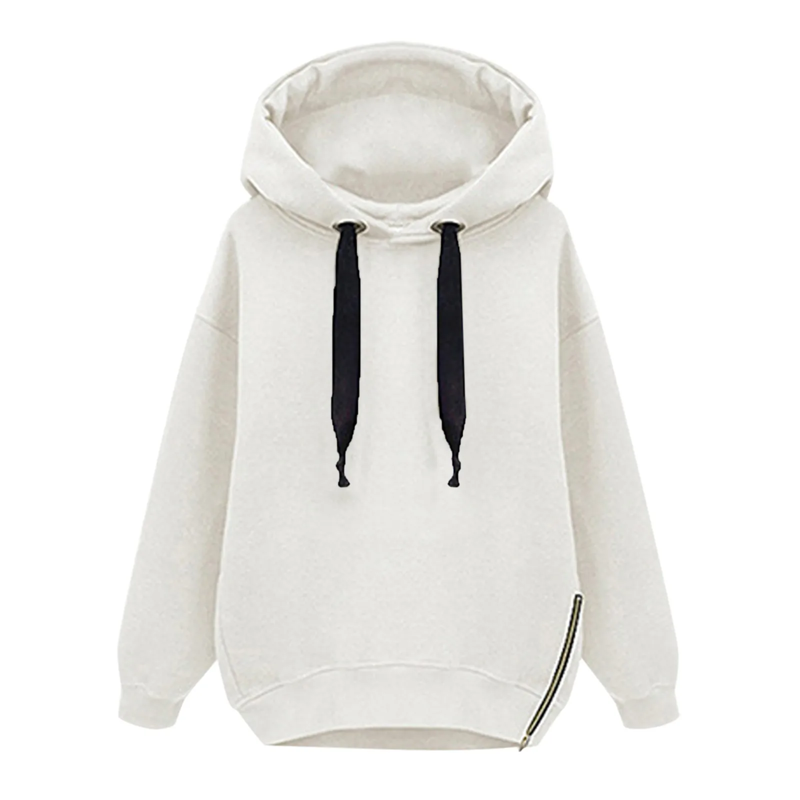 2021 Women's Hooded Long Sleeve Solid Plush Sweatshirt Medium Length Tops Loose Plus Size Comfortable Women's Clothing
2021 Women's Hooded Long Sleeve Solid Plush Sweatshirt Medium Length Tops Loose Plus Size Comfortable Women's Clothing