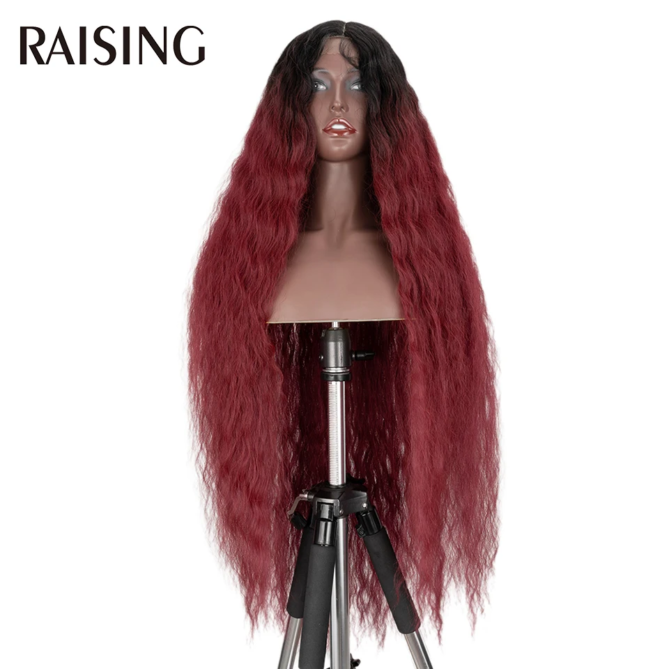 Raising Deep Wave Lace Wig Synthetic Curly Hair Scalp Wigs For Women Cosplay Omber Long Hair Wig Pre-plucked With Baby Hair
Raising Deep Wave Lace Wig Synthetic Curly Hair Scalp Wigs For Women Cosplay Omber Long Hair Wig Pre-plucked With Baby Hair