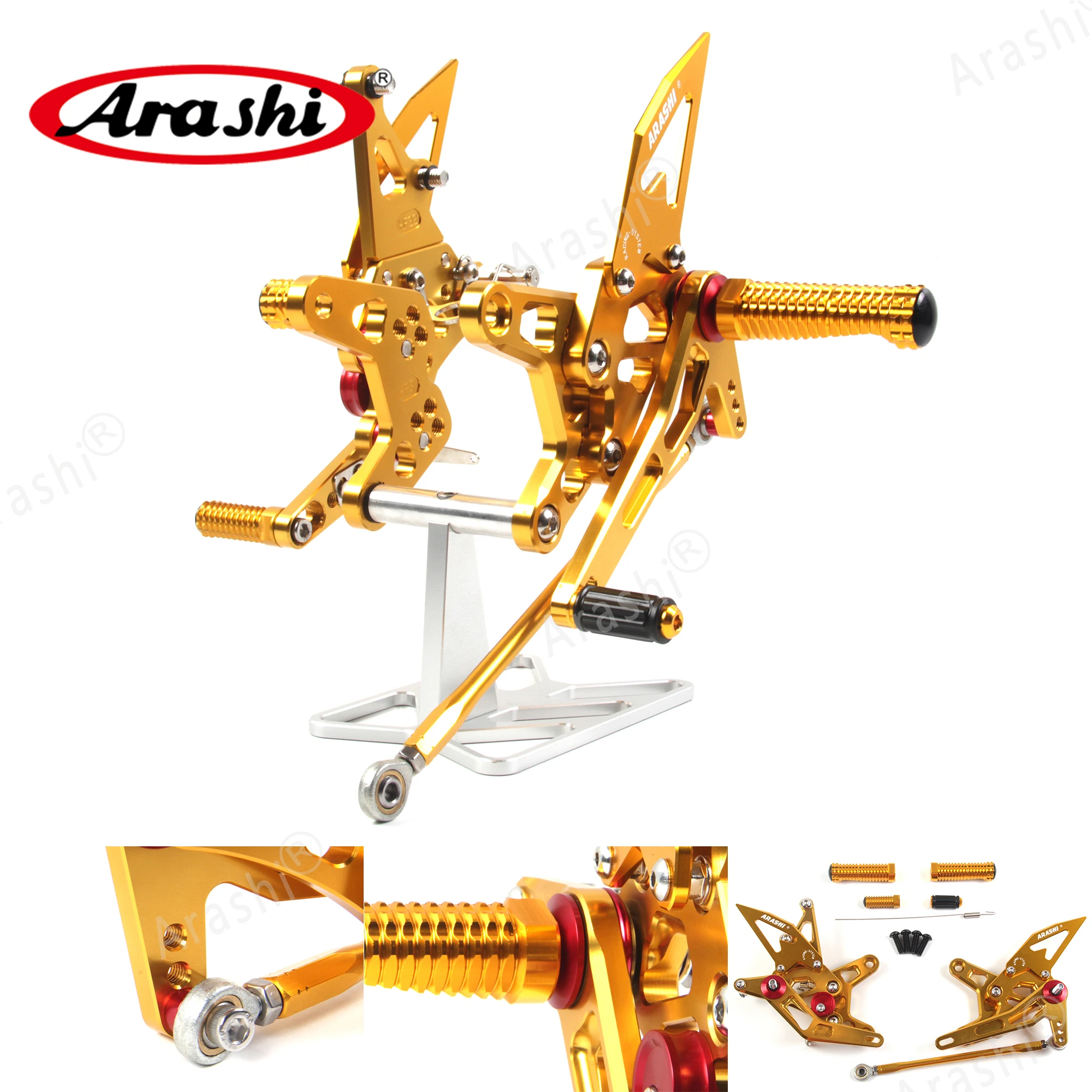 Arashi NINJA ZX6R CNC Adjustable Footrest Footpeg For KAWASAKI ZX-6R NINJA 2007 2008 Rearset Foot Rest ZX 6R 07 08 ZX636 ZX 636
Arashi NINJA ZX6R CNC Adjustable Footrest Footpeg For KAWASAKI ZX-6R NINJA 2007 2008 Rearset Foot Rest ZX 6R 07 08 ZX636 ZX 636