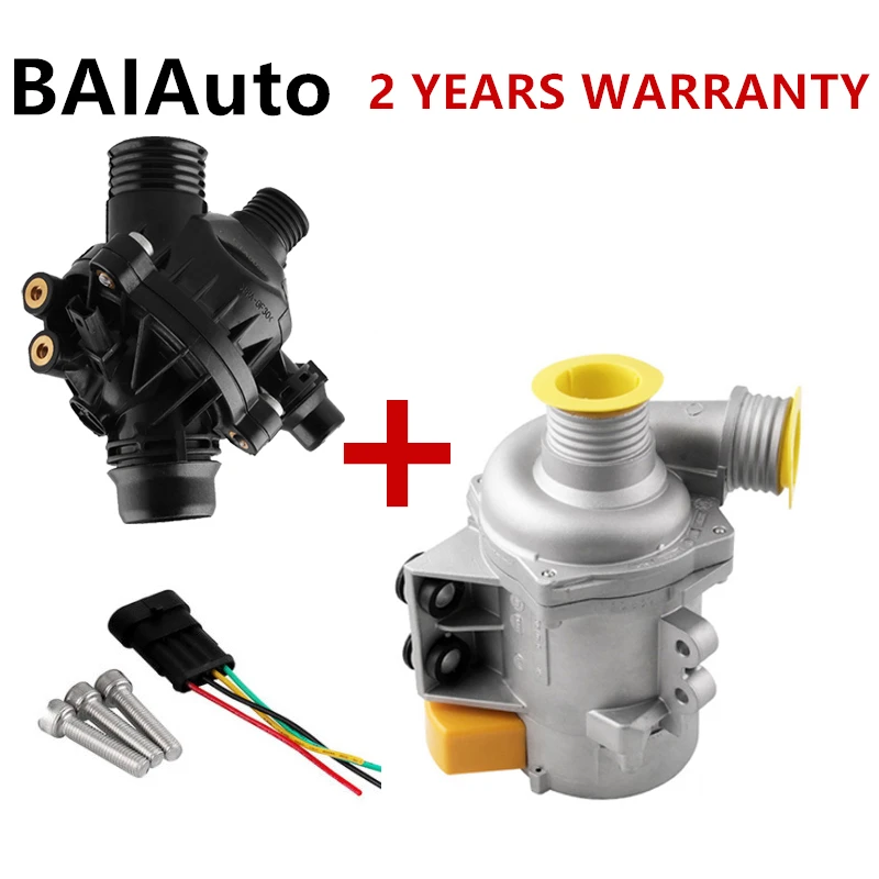 

OEM Electric Coolant Water Pump+Thermostat Part For BMW 335i 135i 135is 335is 535i 335d 740i X3 X5 X6 Z4 11517632426 11537549476