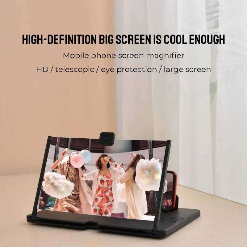 Mobile Phone Screen Magnifier 12 Inch Pull-out Creative 3D Mobile Phone Amplifier Bracket Ultra-thin Design Easy To Carry
Mobile Phone Screen Magnifier 12 Inch Pull-out Creative 3D Mobile Phone Amplifier Bracket Ultra-thin Design Easy To Carry