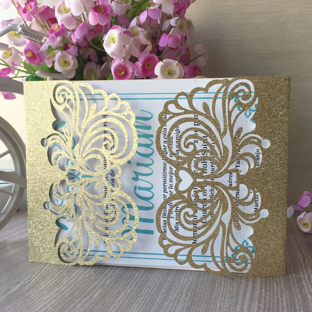 50PCS/LOT Luxury Wedding Invitation Cards Flower Lace Heart Bride And Groom Ceremony Party Table Cards Supplies
50PCS/LOT Luxury Wedding Invitation Cards Flower Lace Heart Bride And Groom Ceremony Party Table Cards Supplies