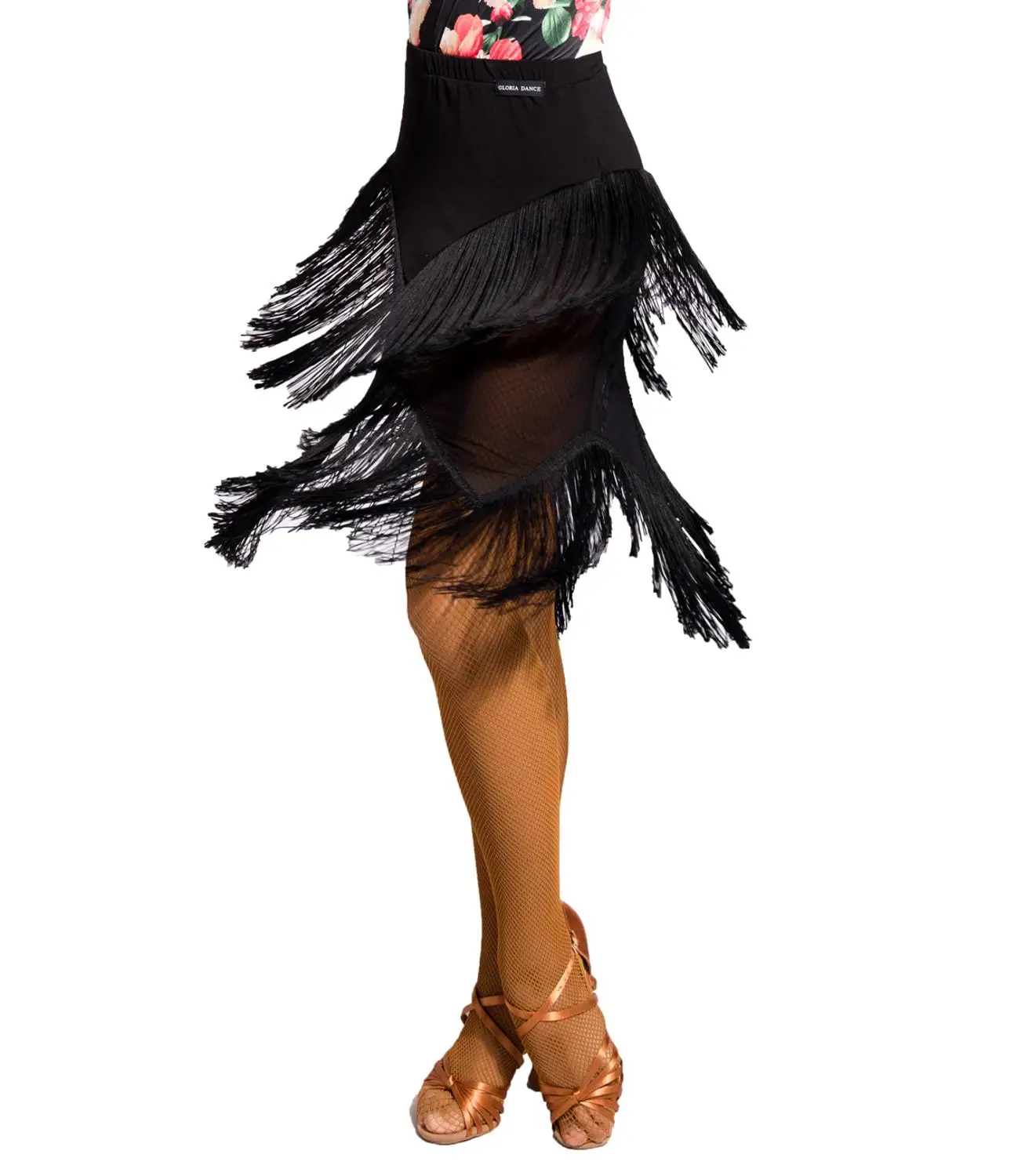 G2030 latin ballroom dance professional half perspective tassels stitching skirt
G2030 latin ballroom dance professional half perspective tassels stitching skirt