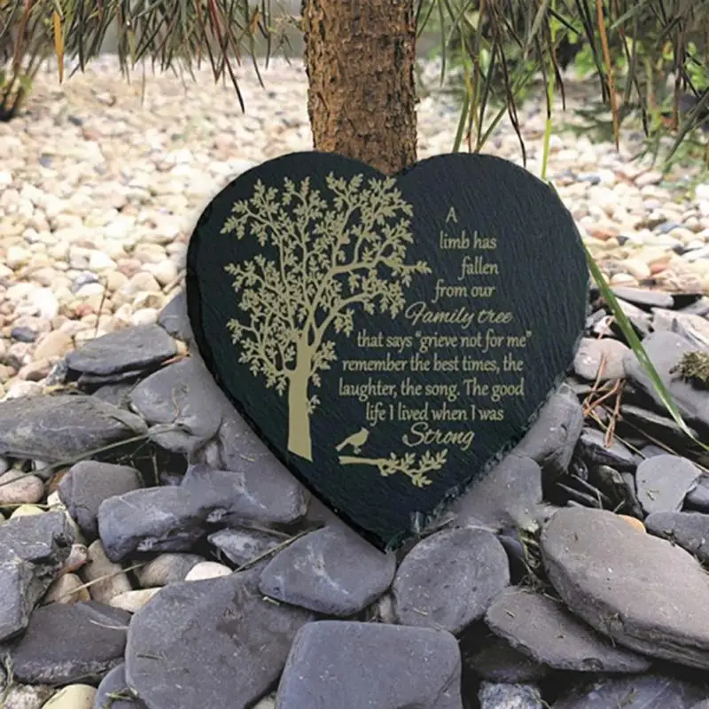Memorial Stone Acrylic Ornaments Home Decoration Crafts Heart Shaped Memorial Stone Garden Decorations Creative Souvenirs
Memorial Stone Acrylic Ornaments Home Decoration Crafts Heart Shaped Memorial Stone Garden Decorations Creative Souvenirs