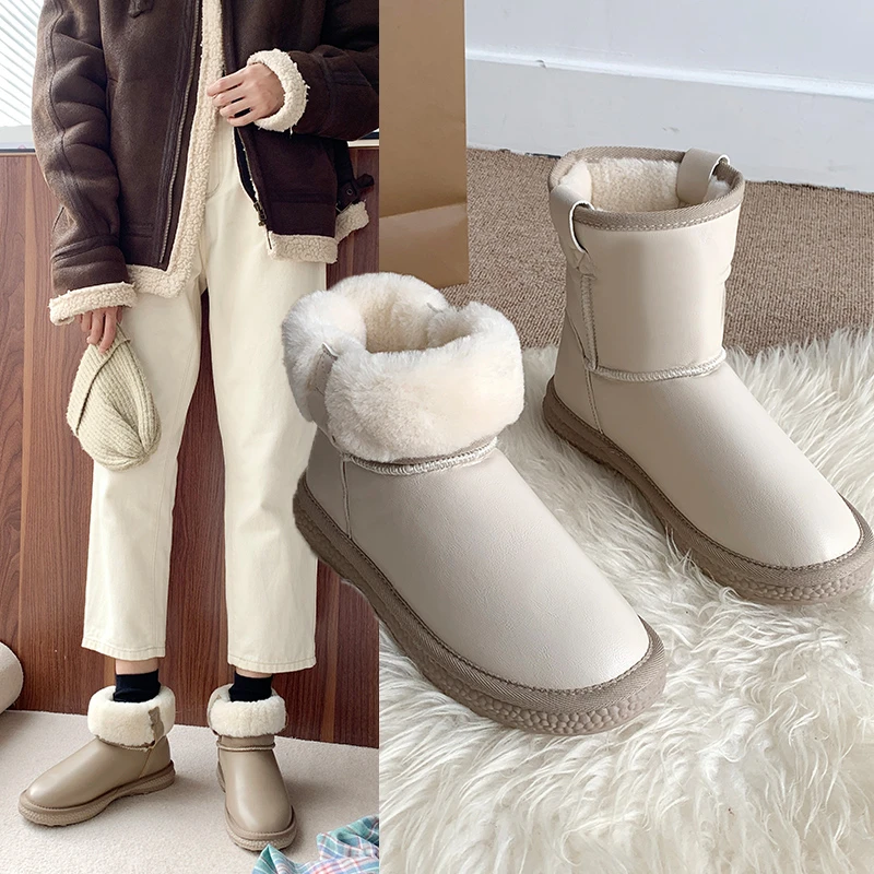 Зимние ботинки, женская обувь на плоской подошве, австралийские сабо на платформе, роскошные дизайнерские сапоги с круглым носком, женские ... 
Зимние ботинки, женская обувь на плоской подошве, австралийские сабо на платформе, роскошные дизайнерские сапоги с круглым носком, женские ...