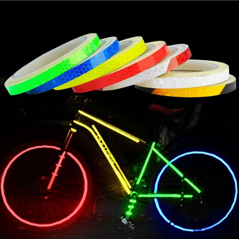 1cmx 8m Reflective Tape for Bicycle Fluorescent Cycling MTB Sticker Bicycle Car Motorcycle Accessories Decoration Road Reflector
1cmx 8m Reflective Tape for Bicycle Fluorescent Cycling MTB Sticker Bicycle Car Motorcycle Accessories Decoration Road Reflector
