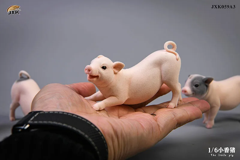 

JXK JXK059 1/6 The Little Pig Figure Model Cute Animal Pet Statue Scene Accessories Fit 12'' Action Figure Body