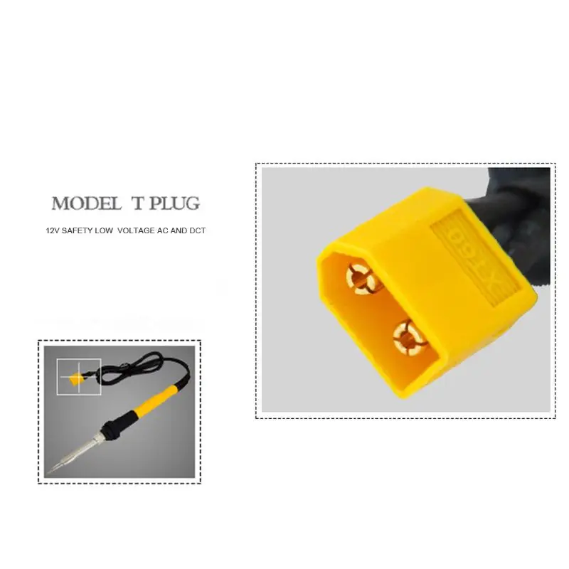 12V 30W 23CM Soldering Iron Handle Lead Free XT60 Plug Electrical Maintenance
12V 30W 23CM Soldering Iron Handle Lead Free XT60 Plug Electrical Maintenance
