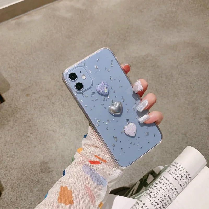 Transparent three-dimensional love phone case for iPhone11 12Pro Max mini X XR XS XSMax 8 7PluS anti-drop protective back cover
Transparent three-dimensional love phone case for iPhone11 12Pro Max mini X XR XS XSMax 8 7PluS anti-drop protective back cover