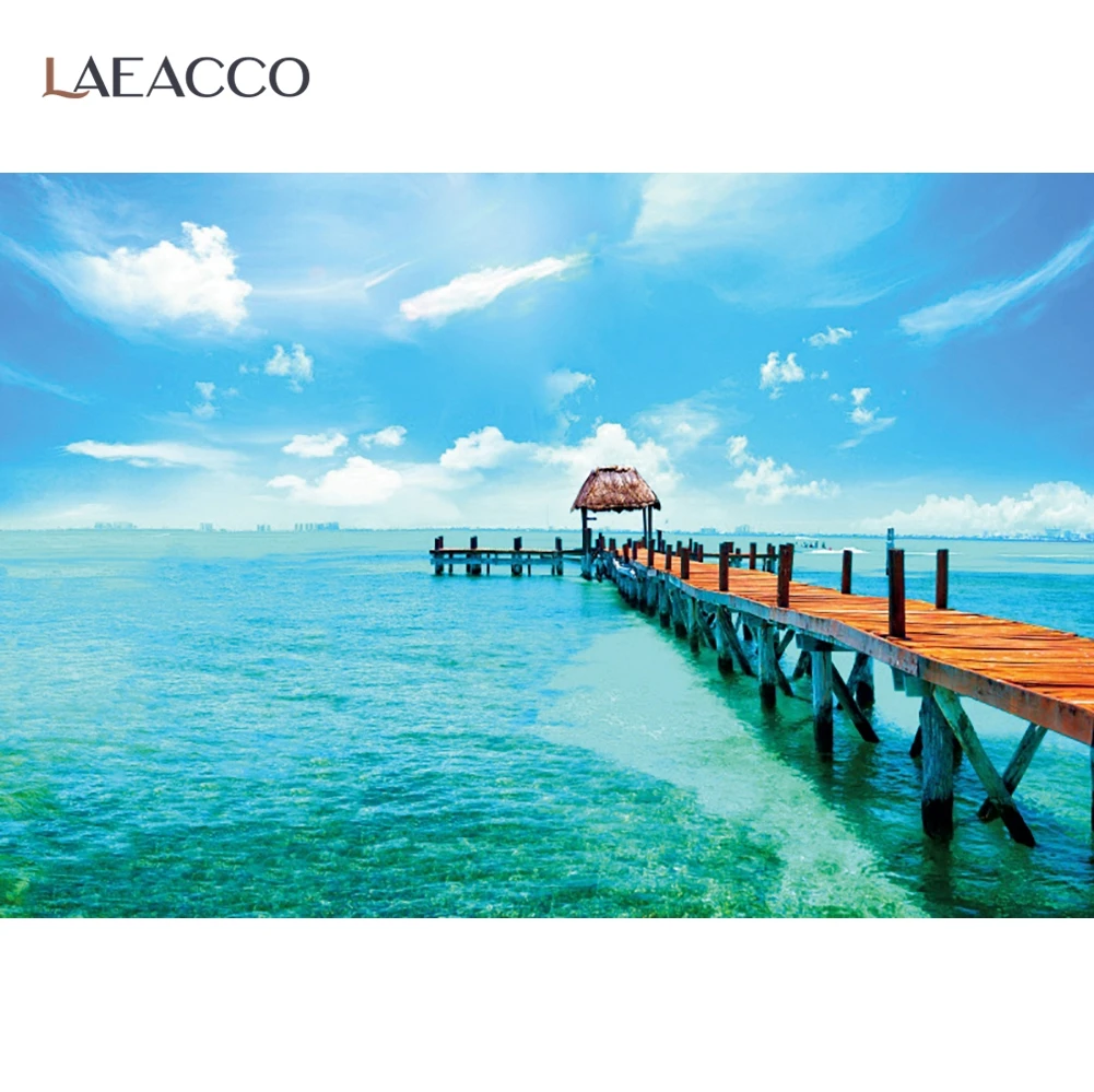 Laeacco Blue Sky Clouds Sea Port Wooden Bridge Photo Backdrop Natural Scenic Holiday Trip Photography Background Photo Studio
Laeacco Blue Sky Clouds Sea Port Wooden Bridge Photo Backdrop Natural Scenic Holiday Trip Photography Background Photo Studio