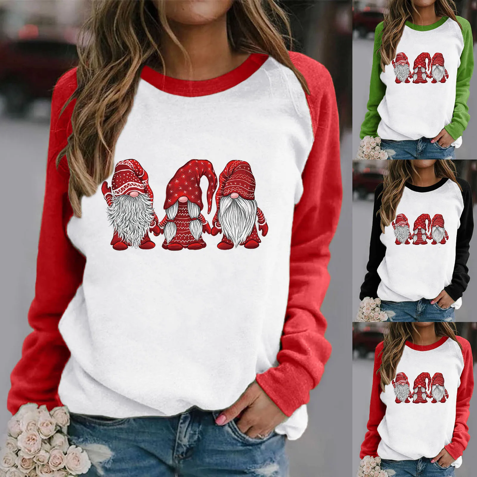 Harajuku Christmas Gnome Printed Hoodies Casual Patchwork Long Sleeve O-neck Pullover Tops Autumn Female Sweatshirt Ropa Mujer
Harajuku Christmas Gnome Printed Hoodies Casual Patchwork Long Sleeve O-neck Pullover Tops Autumn Female Sweatshirt Ropa Mujer