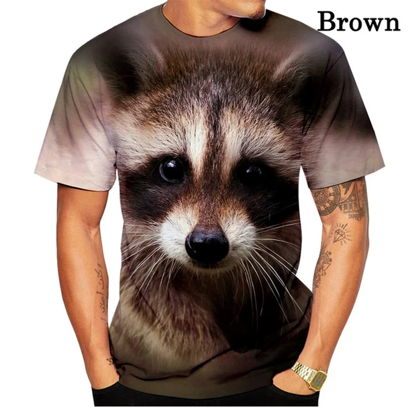 New Raccoon T-Shirts 3d Animal Print Cute Raccoon Design Tshirt Fashion Women's/Men's Summer T Shirt Tops XS-5XL
New Raccoon T-Shirts 3d Animal Print Cute Raccoon Design Tshirt Fashion Women's/Men's Summer T Shirt Tops XS-5XL
