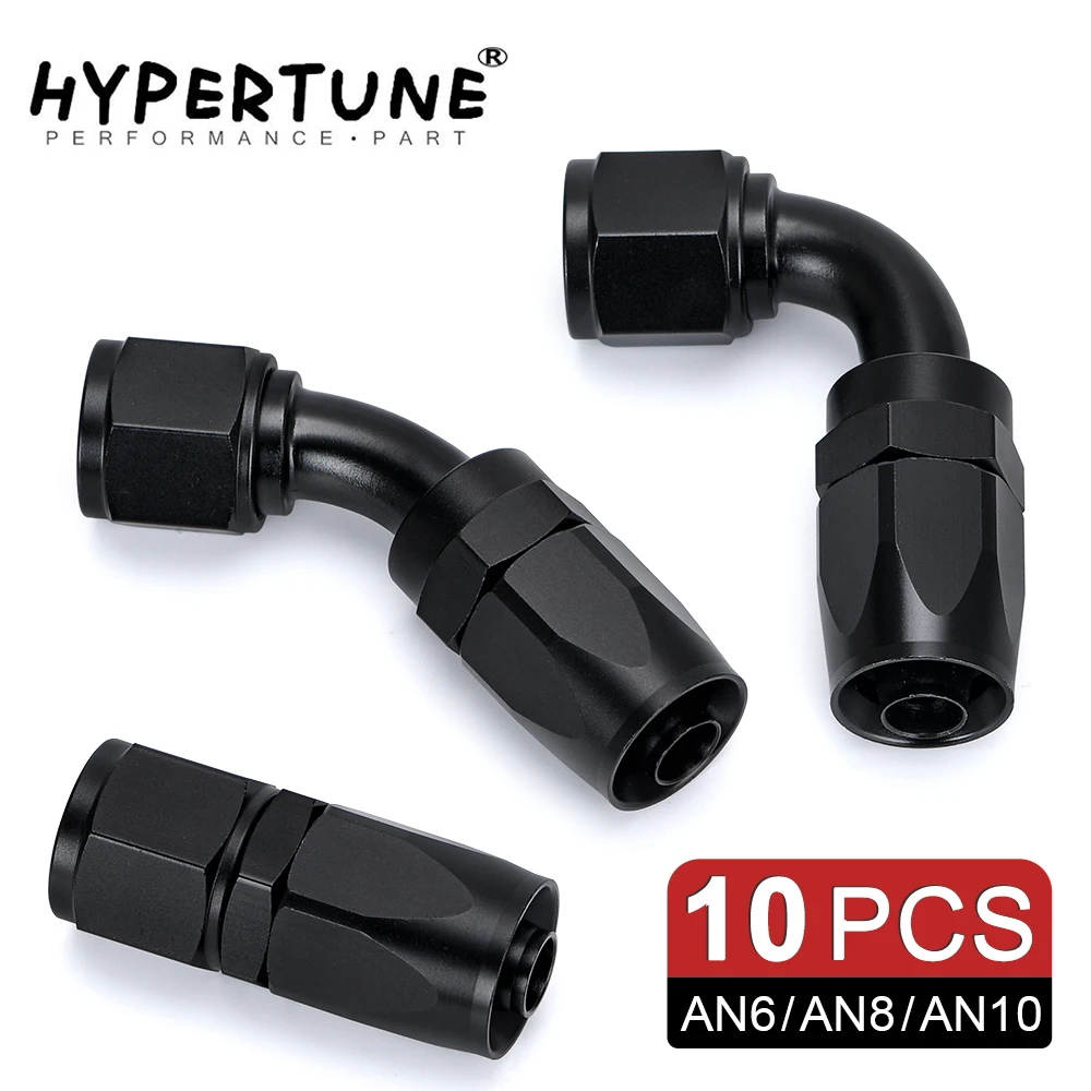 10 Pieces Black AN6 8 10 Straight 45 90 Degree Oil Fuel Swivel Hose End Fitting Oil Hose End Adaptor Kit
10 Pieces Black AN6 8 10 Straight 45 90 Degree Oil Fuel Swivel Hose End Fitting Oil Hose End Adaptor Kit