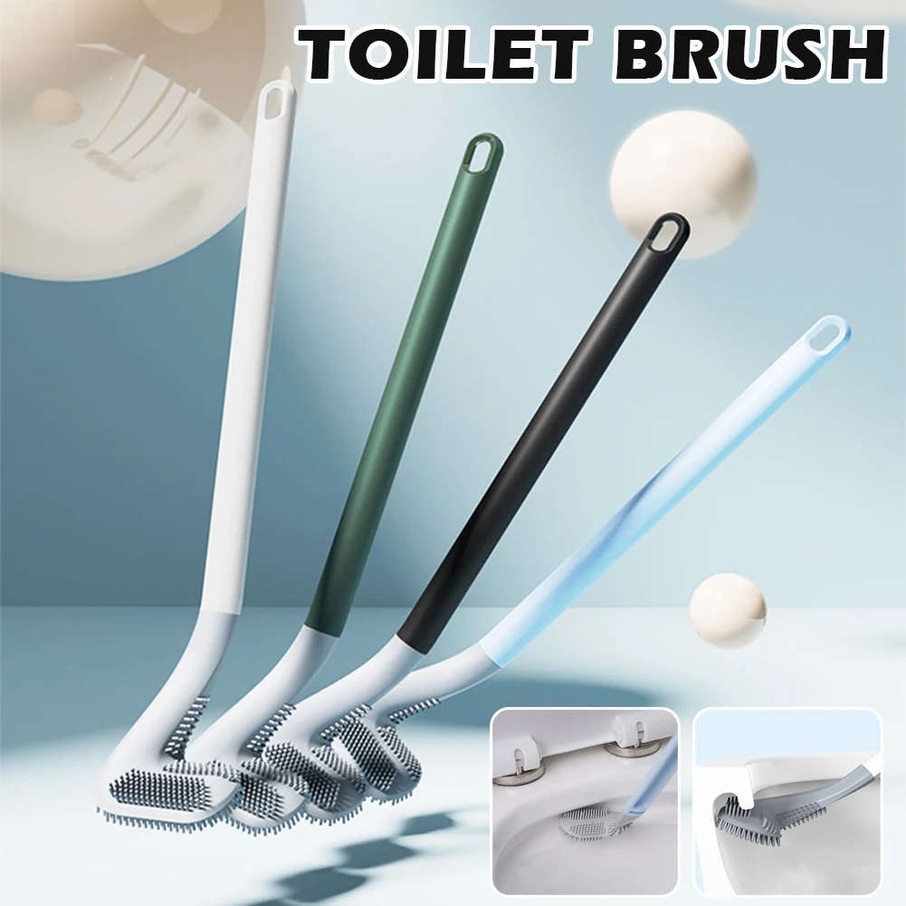 Toilet Brush Silicone Triangle Brush Head Flexible Soft Bristles Golf Toilet Bowl Cleaning Brush with Self-Adhesive Hanger
Toilet Brush Silicone Triangle Brush Head Flexible Soft Bristles Golf Toilet Bowl Cleaning Brush with Self-Adhesive Hanger