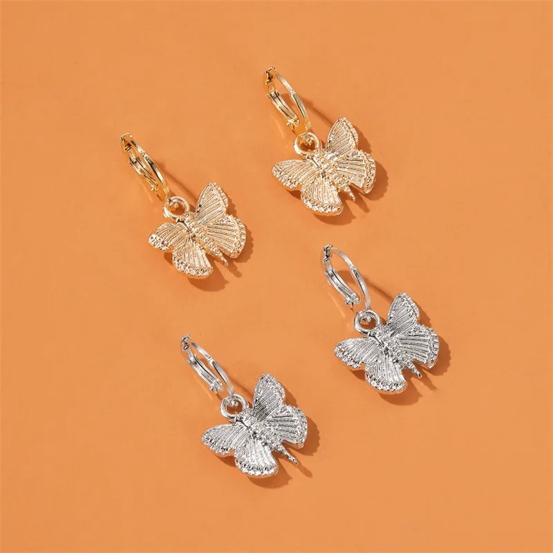 Kpop butterfly earrings fashion jewelry sweet frosted butterfly dangle earrings hanging simple and cute earrings gift
Kpop butterfly earrings fashion jewelry sweet frosted butterfly dangle earrings hanging simple and cute earrings gift