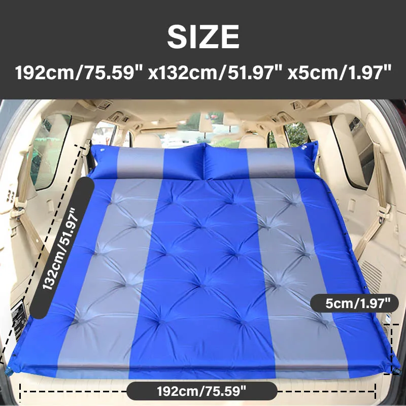 192x5x132cm Multi-Function Automatic Inflatable Air Mattress Car Mattress Bed Mat Outdoor Sleeping Mattress SUV Car Travel Bed
192x5x132cm Multi-Function Automatic Inflatable Air Mattress Car Mattress Bed Mat Outdoor Sleeping Mattress SUV Car Travel Bed