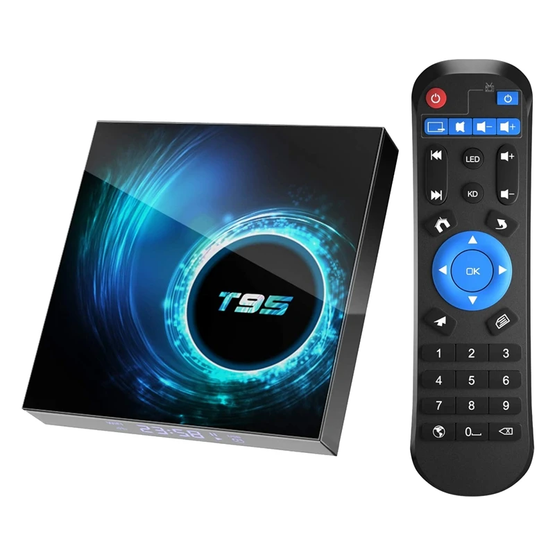 HFES Android 10.0 TV Box, T95 4GB RAM 64 ROM Allwinner H616 Quad-Core 64-Bit Support H.265/3D/6K Ultra HD/BT 5.0 US Plug
HFES Android 10.0 TV Box, T95 4GB RAM 64 ROM Allwinner H616 Quad-Core 64-Bit Support H.265/3D/6K Ultra HD/BT 5.0 US Plug