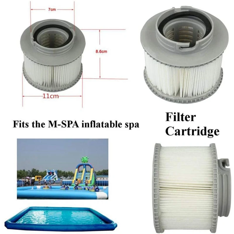 Filter for MSPA Round Tool Inflatable Swimming Pool Universal Strainer Hot Tub Part Replacement Filter Cartridge Spas
Filter for MSPA Round Tool Inflatable Swimming Pool Universal Strainer Hot Tub Part Replacement Filter Cartridge Spas