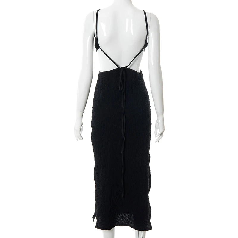 Cutenove Sexy Party Club Bodycon Dresses For Women's 2021 Summer Clothing Backless Side Split Mixi Dress Female Streetwears
Cutenove Sexy Party Club Bodycon Dresses For Women's 2021 Summer Clothing Backless Side Split Mixi Dress Female Streetwears