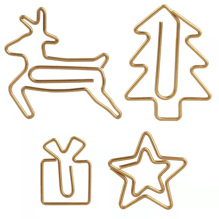 Christmas Tree Paper Clip Gold Star Paper Clip Deer Shape Paper Clip Metal Cute Paper Clips Decorative Paperclip Paperclips
Christmas Tree Paper Clip Gold Star Paper Clip Deer Shape Paper Clip Metal Cute Paper Clips Decorative Paperclip Paperclips