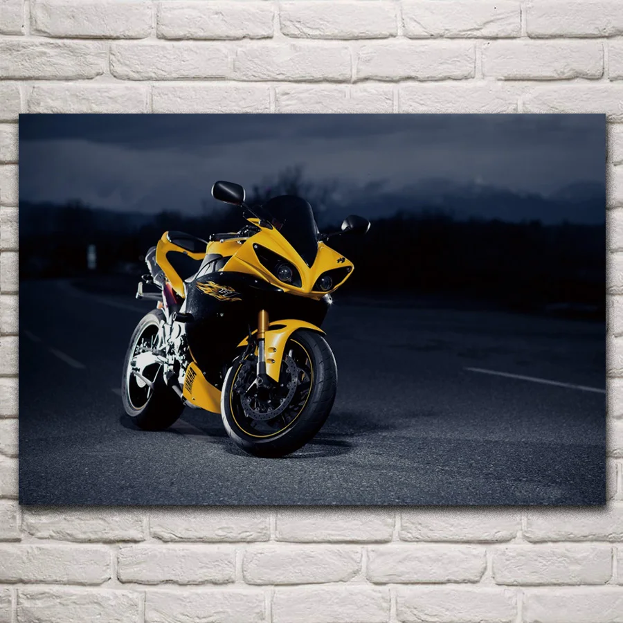 Awesome yellow r1 Super Sports Bike motorcycle fanart fabric posters on the wall picture home art living room decoration KP389
Awesome yellow r1 Super Sports Bike motorcycle fanart fabric posters on the wall picture home art living room decoration KP389