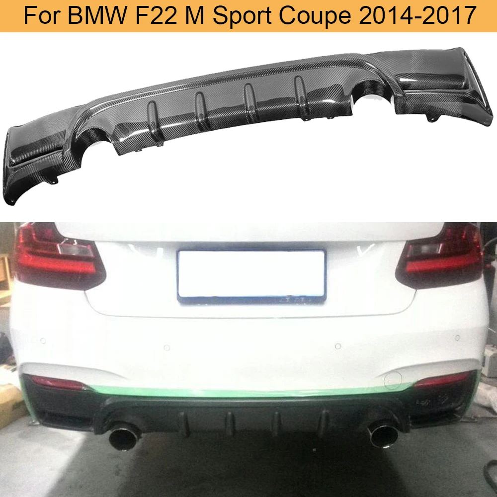 Carbon Fiber Rear Bumper Diffuser For BMW 2 Series F22 M Sport Coupe Convertible 14-17 Car Rear Diffuser Lip Spoiler Black FRP
Carbon Fiber Rear Bumper Diffuser For BMW 2 Series F22 M Sport Coupe Convertible 14-17 Car Rear Diffuser Lip Spoiler Black FRP