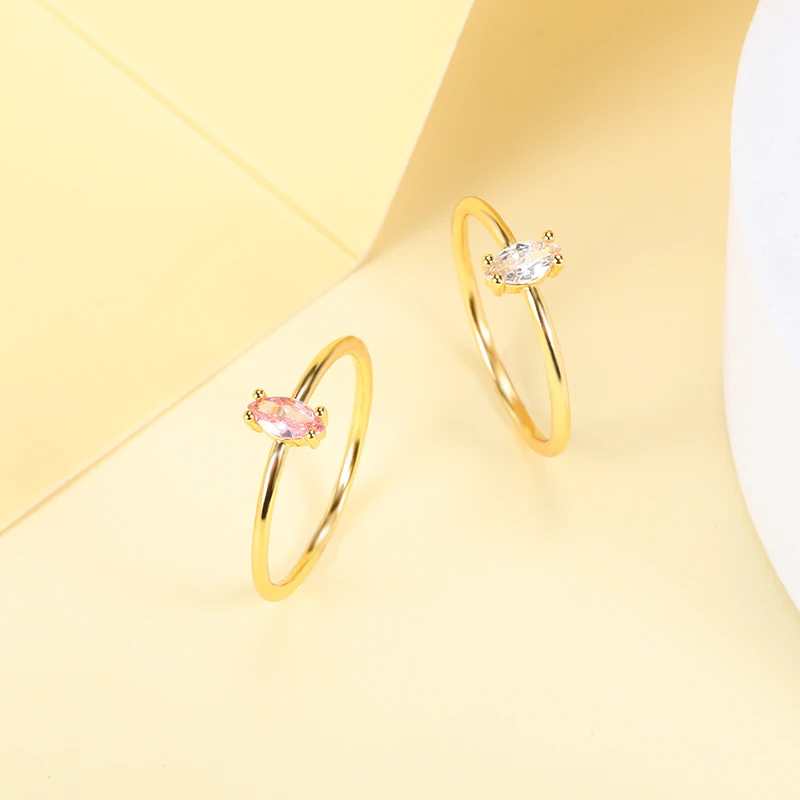 2021 Fashion Simple Design Vintage Rings for Women Gold Silver Color Jewelry Pink Crystal Zircon Ring Wedding Accessories
2021 Fashion Simple Design Vintage Rings for Women Gold Silver Color Jewelry Pink Crystal Zircon Ring Wedding Accessories