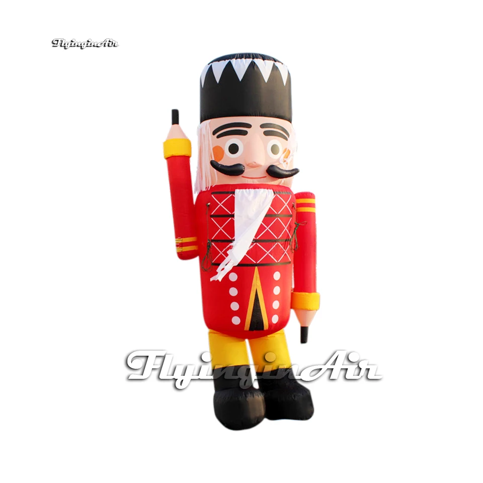 Outdoor Christmas Decorations Giant Inflatable Nutcracker Advertising Cartoon Figure Blow Up Entrance Solider For New Year Event
Outdoor Christmas Decorations Giant Inflatable Nutcracker Advertising Cartoon Figure Blow Up Entrance Solider For New Year Event