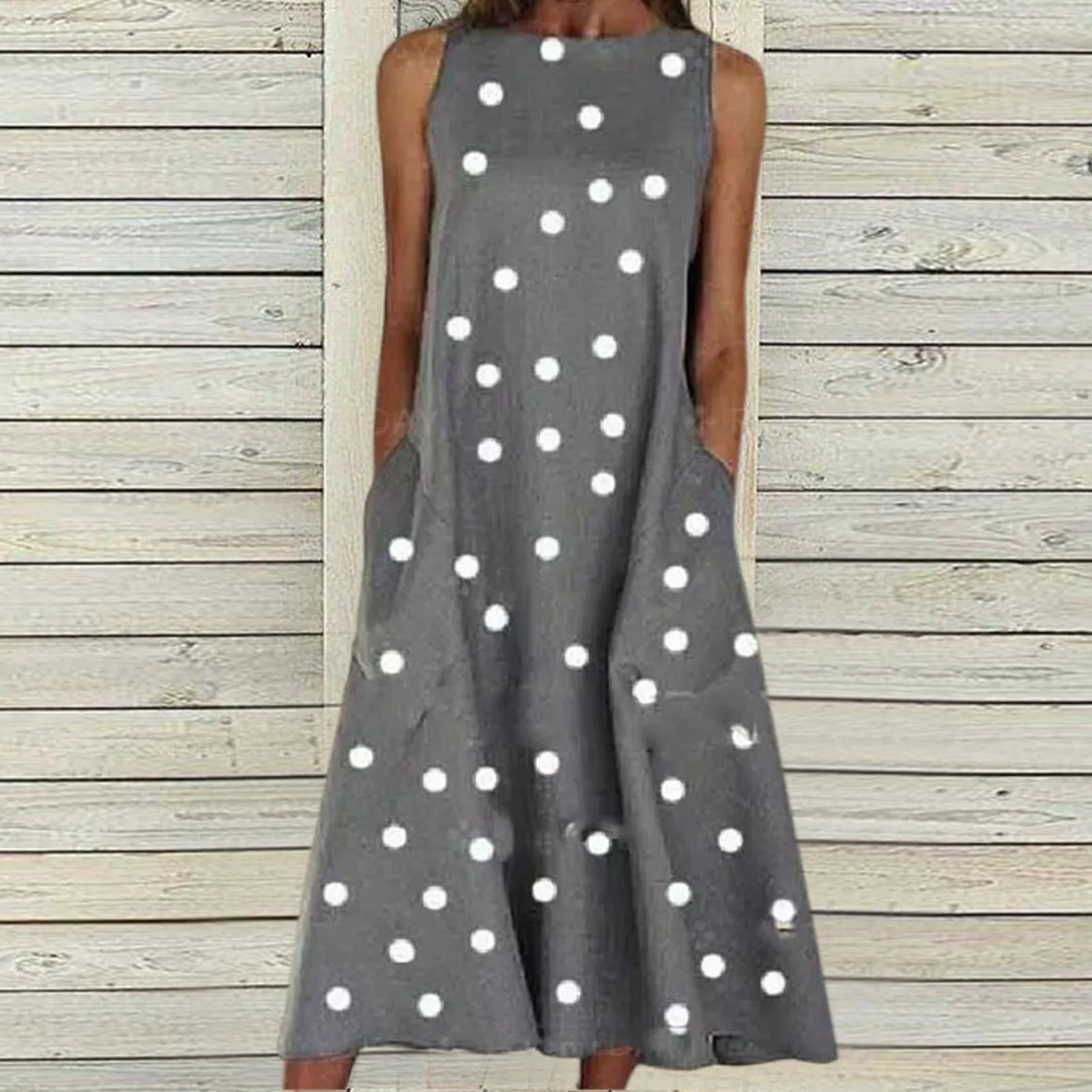Women Summer Dress 2021 Print Beach Holiday Dress Round Neck Big Swing Pocket Maxi Dress Plus Size Dress Summer Sundress
Women Summer Dress 2021 Print Beach Holiday Dress Round Neck Big Swing Pocket Maxi Dress Plus Size Dress Summer Sundress