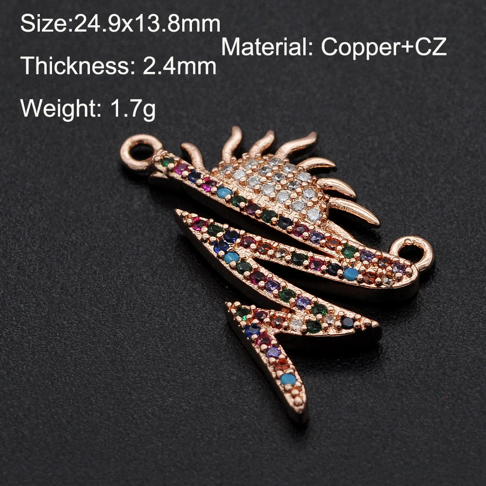 5pcs/lot 25x14mm CZ Zircon DIY Jewelry Sunrise Sundown Charm Connectors Wholesale Bracelet Making Connector OEM Order Accepted
5pcs/lot 25x14mm CZ Zircon DIY Jewelry Sunrise Sundown Charm Connectors Wholesale Bracelet Making Connector OEM Order Accepted