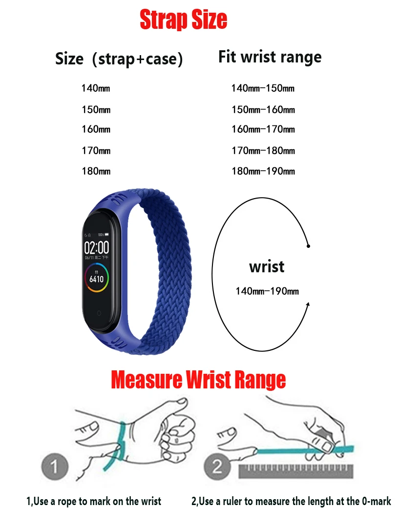 2021 Braided Solo Loop Nylon fabric Strap For Xiaomi Mi band 6 5 4 3 Elastic Bracelet Replace Wristband For mi band 4 5 6 Strap
2021 Braided Solo Loop Nylon fabric Strap For Xiaomi Mi band 6 5 4 3 Elastic Bracelet Replace Wristband For mi band 4 5 6 Strap