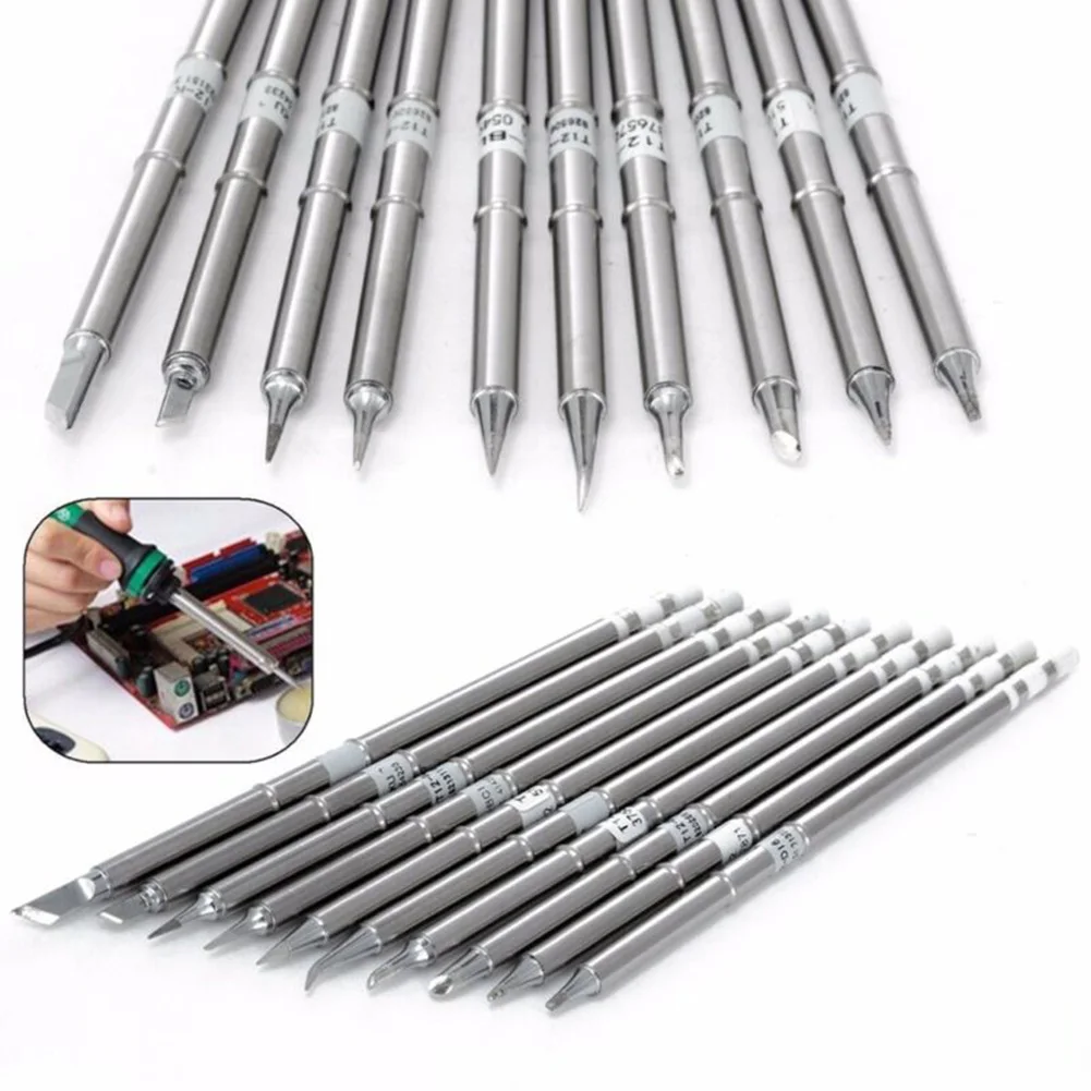 10pc T12 Handle Soldering Iron Tips For HAKKO Soldering Station FX951 FX952 Soldering Tools 10pcs * Solder Iron Tips
10pc T12 Handle Soldering Iron Tips For HAKKO Soldering Station FX951 FX952 Soldering Tools 10pcs * Solder Iron Tips