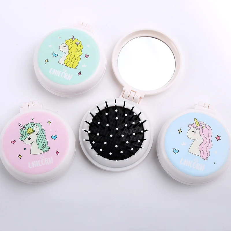 Portable Cartoon Round Pocket Comb Small Size Travel Airbag Massage 4Color Folding Comb Girl Hair Brush With Mirror Styling Tool
Portable Cartoon Round Pocket Comb Small Size Travel Airbag Massage 4Color Folding Comb Girl Hair Brush With Mirror Styling Tool