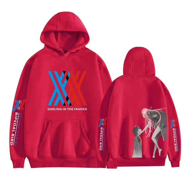 2021 New DARLING in the FRANXX Hoodies Print ZERO TWO Sweatshirts Men Women Hoodie Anime Autumn Winter Casual Hoodie Streetwear
2021 New DARLING in the FRANXX Hoodies Print ZERO TWO Sweatshirts Men Women Hoodie Anime Autumn Winter Casual Hoodie Streetwear