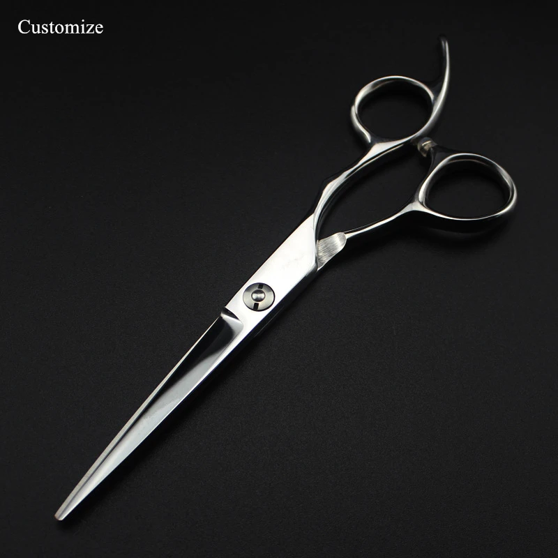 Customize logo japan steel 6 inch Silver hair salon scissors makeup haircut thinning barber cutting shears hairdressing scissors 
Customize logo japan steel 6 inch Silver hair salon scissors makeup haircut thinning barber cutting shears hairdressing scissors