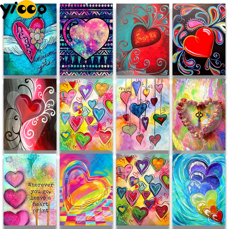 Full Square/Round Diamond Embroidery Colorful Love Heart 5D Diamond Painting Rhinestone Mosaic Home Decor Gift
Full Square/Round Diamond Embroidery Colorful Love Heart 5D Diamond Painting Rhinestone Mosaic Home Decor Gift