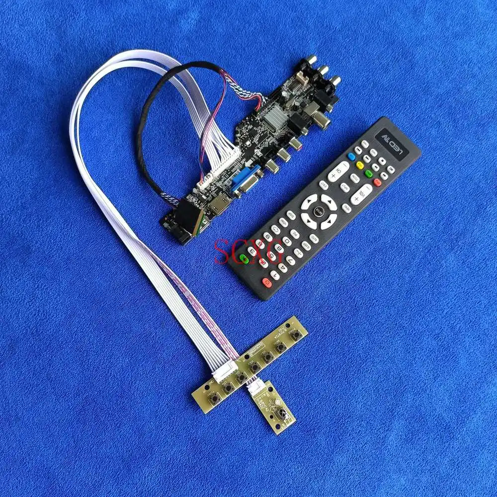 LVDS 40 Pin Digital Matrix drive card VGA USB AV DVB HDMI-compatible 1366*768 LED Kit For CLAA116WA01/CLAA116WA01A/CLAA116WA03A 
LVDS 40 Pin Digital Matrix drive card VGA USB AV DVB HDMI-compatible 1366*768 LED Kit For CLAA116WA01/CLAA116WA01A/CLAA116WA03A