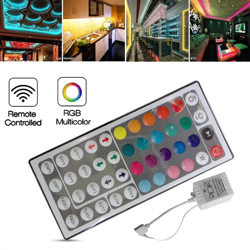 Световой пульт дистанционного управления ler LED Strip Control ler на 44 кнопки для Хэллоуина 10 м украшение без водонепроницаемости SMD 3528 44 кнопки строк...
Световой пульт дистанционного управления ler LED Strip Control ler на 44 кнопки для Хэллоуина 10 м украшение без водонепроницаемости SMD 3528 44 кнопки строк...