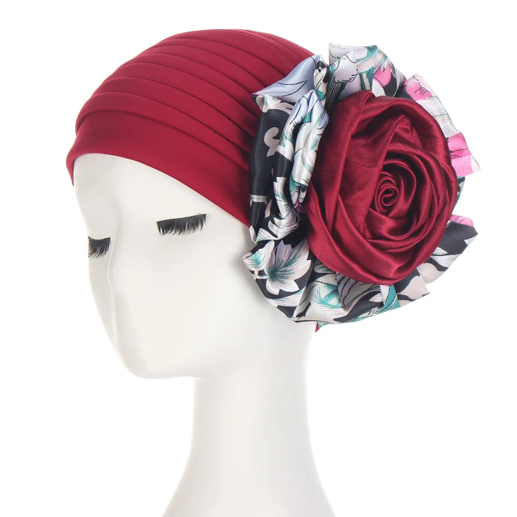 New Multicolor Indian Hat Pasted with Two-color Roses Hot Sale Turban hijab Hijab Scarf Muslim dress Women
New Multicolor Indian Hat Pasted with Two-color Roses Hot Sale Turban hijab Hijab Scarf Muslim dress Women