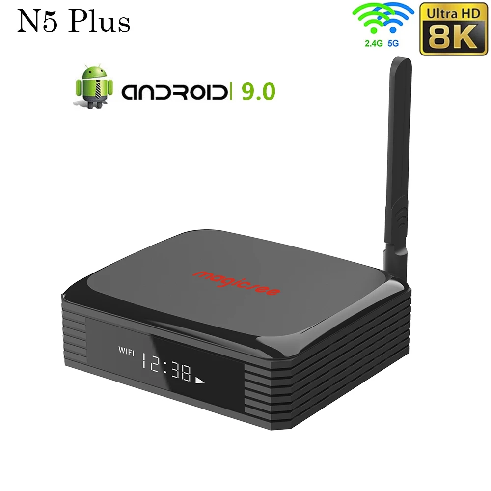 Magicsee N5 PLUS Amlogic S905X3 4GB RAM 64GB ROM Smart Android 9.0 TV Box Support 2.5 Inch SSD HDD Up To 4TB 4K HD Media Player
Magicsee N5 PLUS Amlogic S905X3 4GB RAM 64GB ROM Smart Android 9.0 TV Box Support 2.5 Inch SSD HDD Up To 4TB 4K HD Media Player