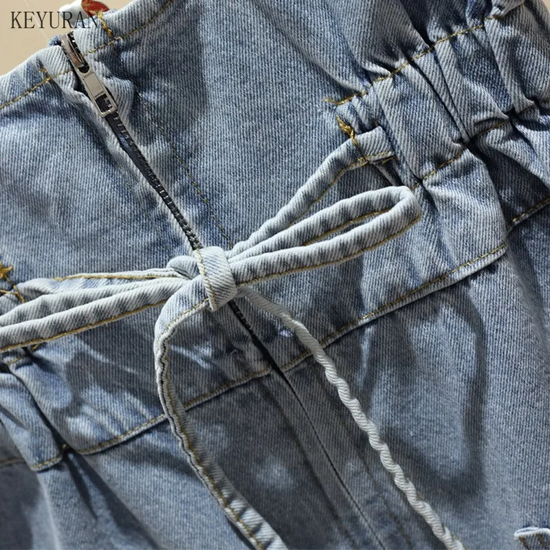 Plus Size Summer 2 Piece Set Women White T Shirts and Elastic Waist Denim Rompers Overalls Shorts Suit Female Jumpsuit Playsuit 
Plus Size Summer 2 Piece Set Women White T Shirts and Elastic Waist Denim Rompers Overalls Shorts Suit Female Jumpsuit Playsuit