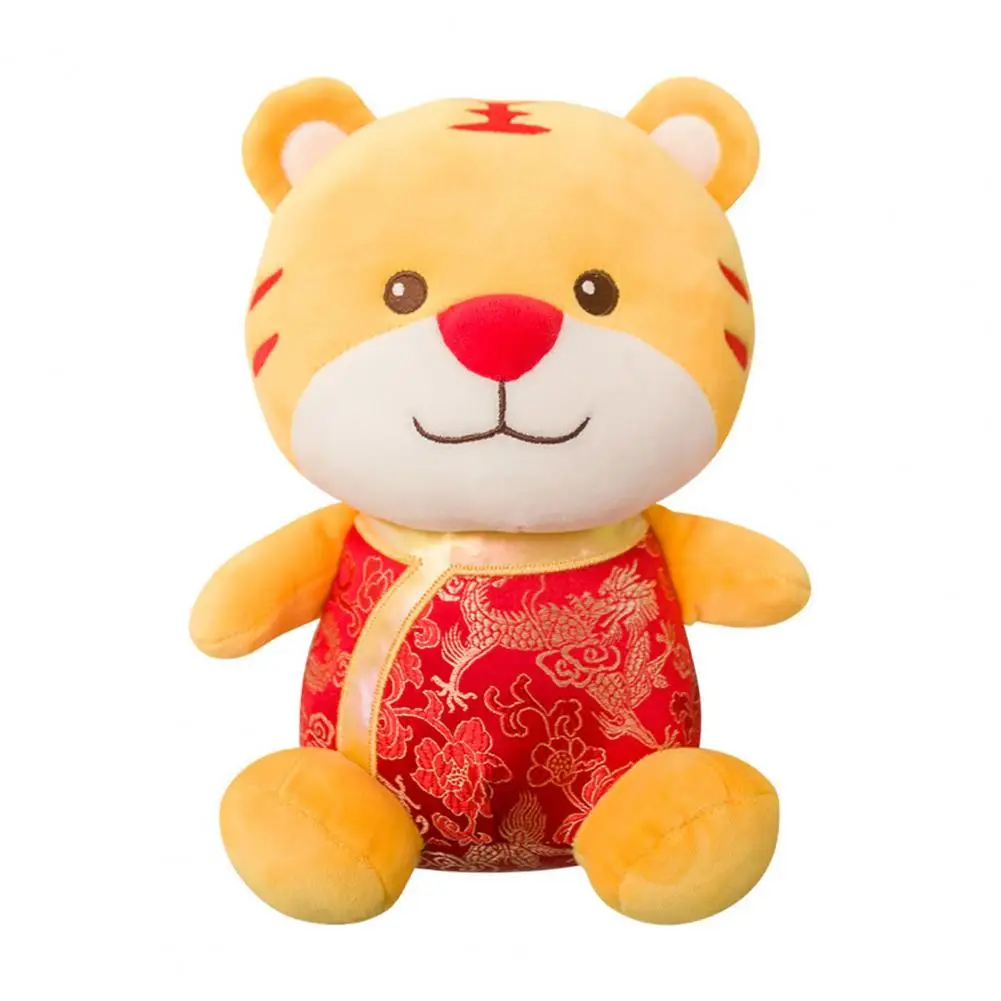 New Year Gift Cute Desktop Ornaments Chinese Zodiac Tiger Plush Mascot Tiger Plush Doll Fine Workmanship for Decor
New Year Gift Cute Desktop Ornaments Chinese Zodiac Tiger Plush Mascot Tiger Plush Doll Fine Workmanship for Decor