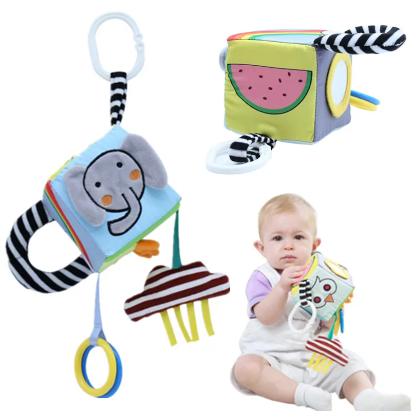 Новинка Детские Мягкие кубики для младенцев подвесные игрушки Handbells Les