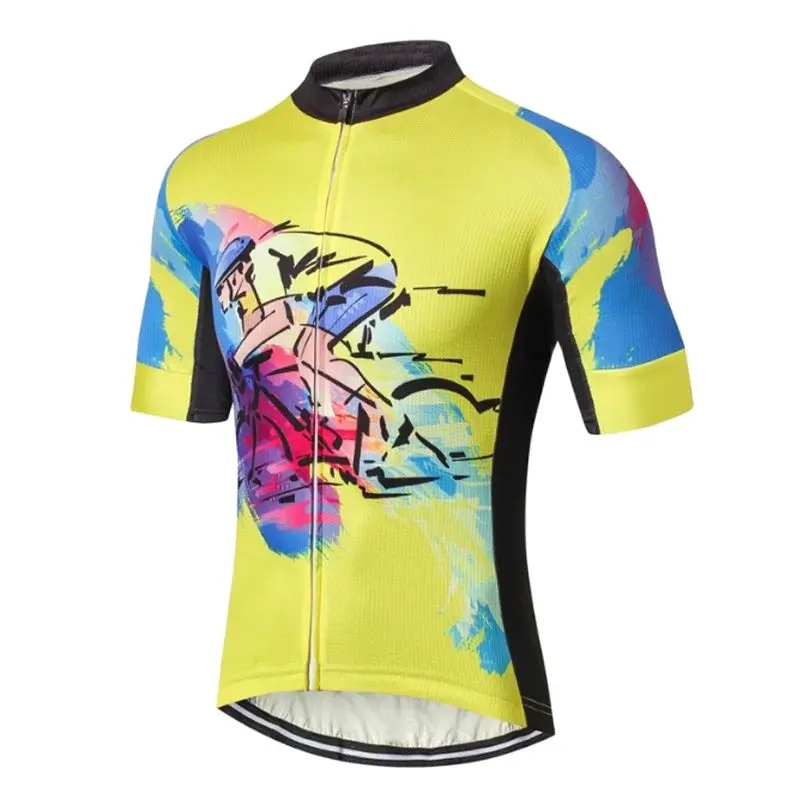 WULITOTO Mountain Bike sport yellow Short Sleeve Quick dry Cycling Jersey For Men
WULITOTO Mountain Bike sport yellow Short Sleeve Quick dry Cycling Jersey For Men