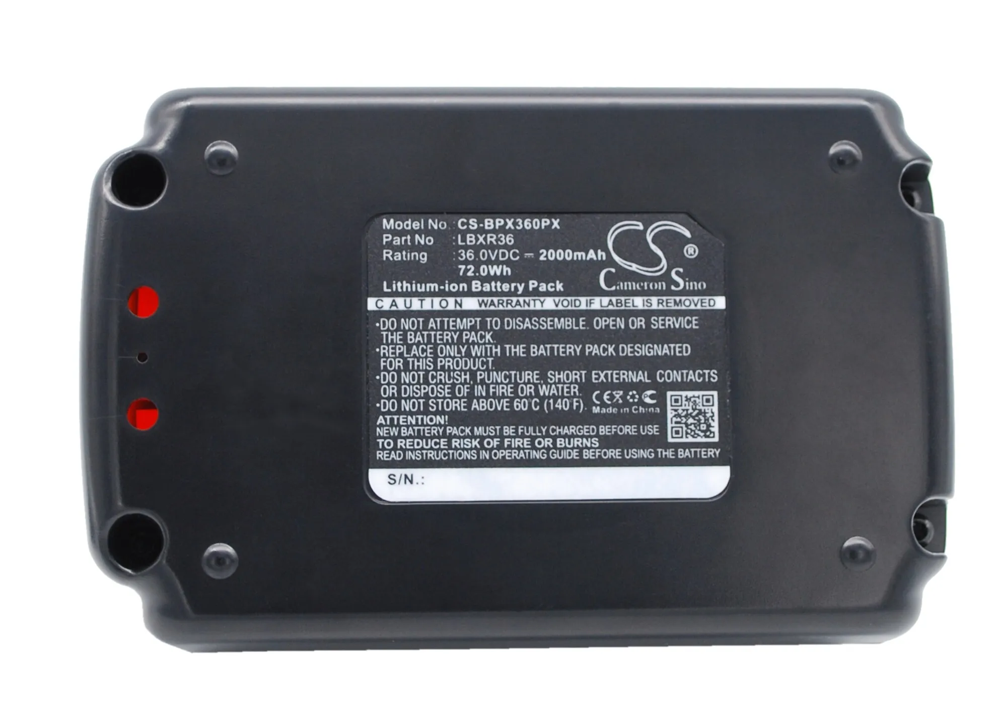 Cameron Sino LBX1540-2 Battery for Black & Decker LST136 TC220 MST1024 MST2118 CST1200 CST800 LHT2436 LSWV36 2000mAh
Cameron Sino LBX1540-2 Battery for Black & Decker LST136 TC220 MST1024 MST2118 CST1200 CST800 LHT2436 LSWV36 2000mAh