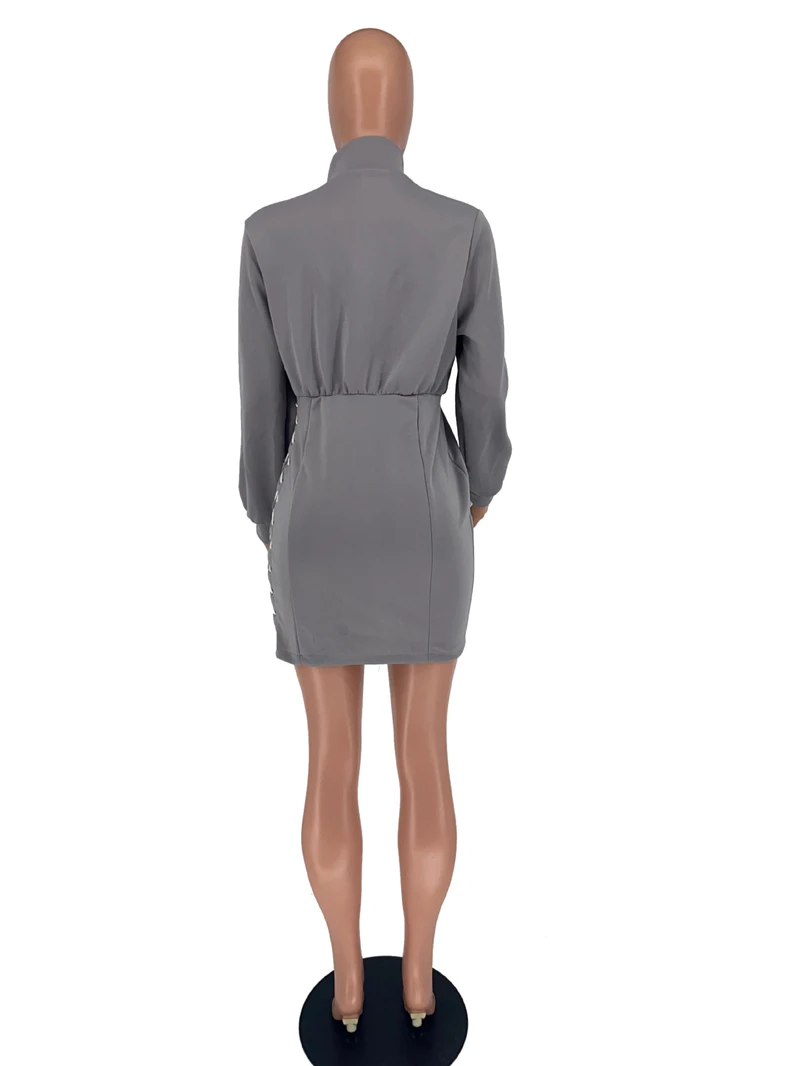 RStylish Sexy Clubwear Dresses Women Letter Print Long Sleeve Zipper Bandage Mini Dress Elegant Gray Wine Red Party Outftis
RStylish Sexy Clubwear Dresses Women Letter Print Long Sleeve Zipper Bandage Mini Dress Elegant Gray Wine Red Party Outftis