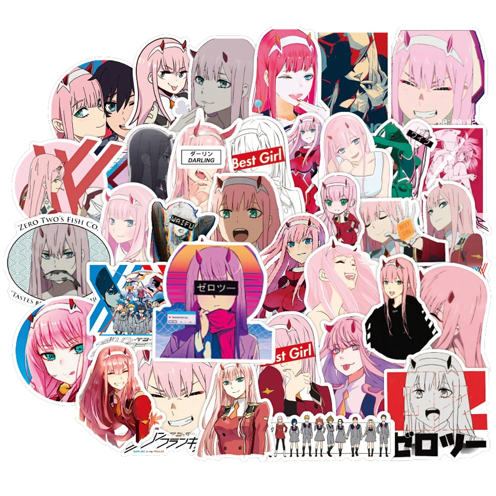 50PCS DARLING In The FRANXX Japan Anime Stickers Skateboard Suitcase Guitar Luggage Laptop Decal Stickers For Kid Classic Toy F4
50PCS DARLING In The FRANXX Japan Anime Stickers Skateboard Suitcase Guitar Luggage Laptop Decal Stickers For Kid Classic Toy F4