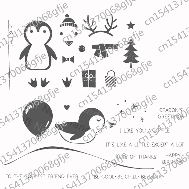 New 2021 Season Cutting Dies and Clear Stamps Scrapbooking For Paper Making Winter Penguin Embossing Frame Card Craft Supplies
New 2021 Season Cutting Dies and Clear Stamps Scrapbooking For Paper Making Winter Penguin Embossing Frame Card Craft Supplies